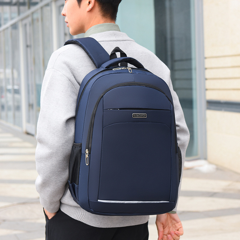 Mochila de negocios de ocio para hombres, logotipo impreso, regalo de evento, bolsa de computadora de gran capacidad, mochila de viaje para estudiantes universitarios
