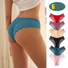 U 75607 Sexy Mid Waist Lace Panties Ůʿ��˿�ڿ� �羳ŷ