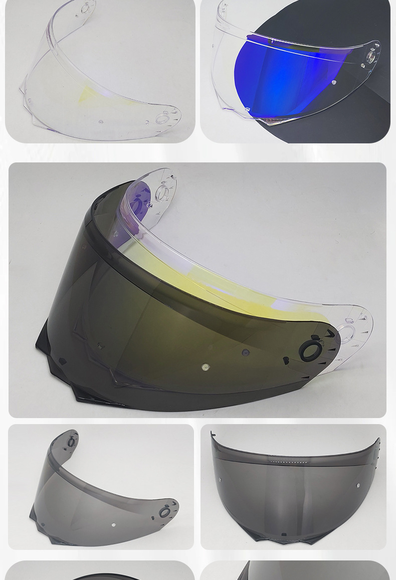 Suitable for Mt-V-25B R935 Helmet Lenses, Motorcycle Helmet Wind Shield, Sun Protection, Photochromic Lenses