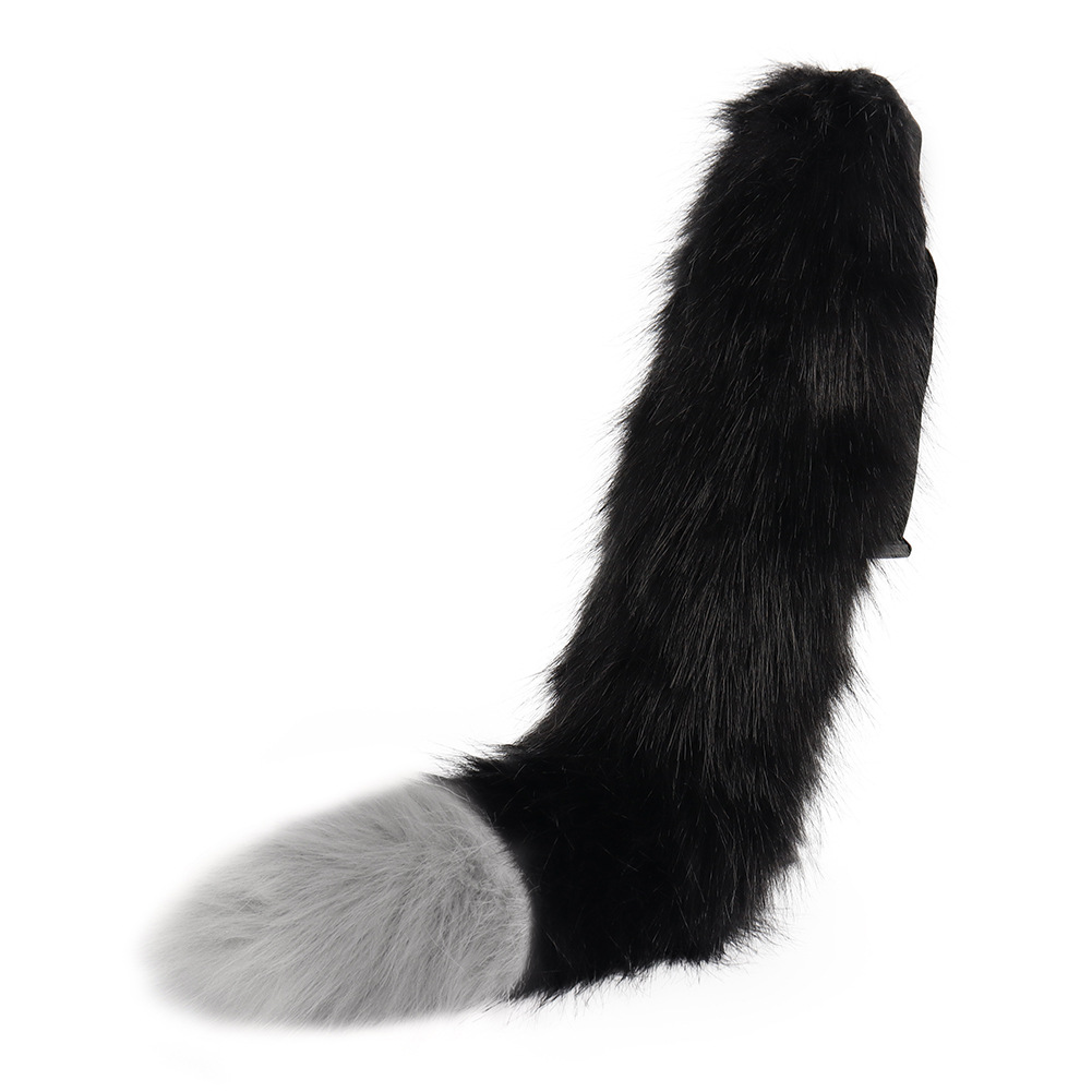 Hecho a mano de peluche cola de bestia cos accesorios cola de zorro cola de perro cola de lobo comic show Live accesorios cola de gato