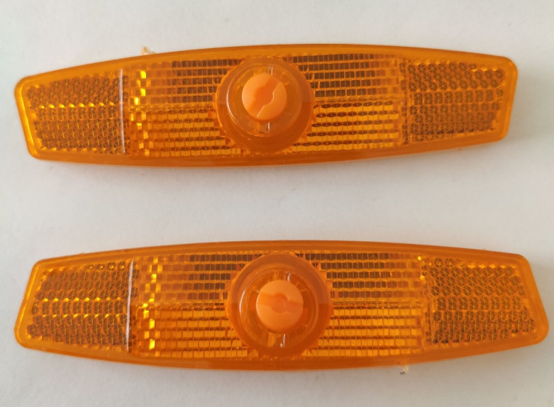 Bicicleta de Montaña habló reflector de luz bicicleta habló tira reflectante habló luz láser reflectante pieza de luz trasera