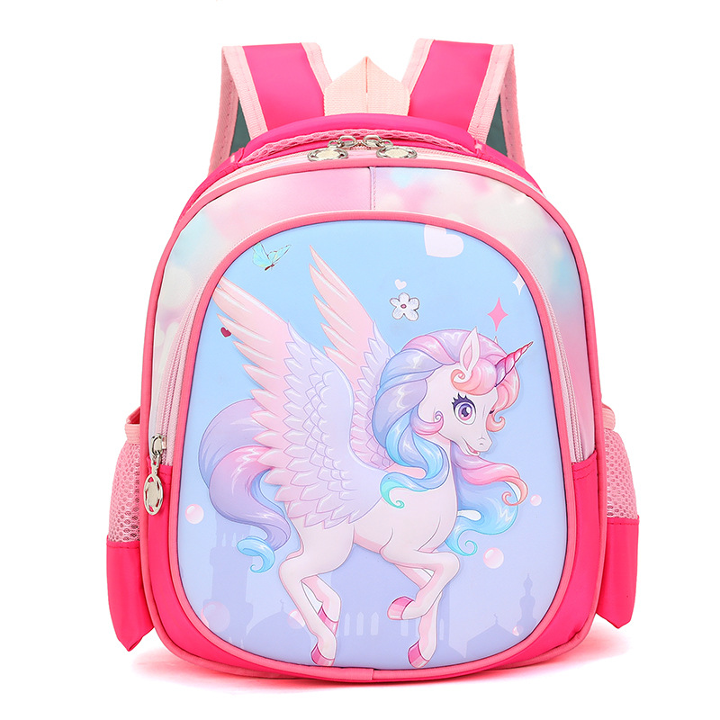 Mochila infantil de dibujos animados para niños y niñas de 3 a 6 años, mochila ligera, moderna y versátil, bolso escolar de moda