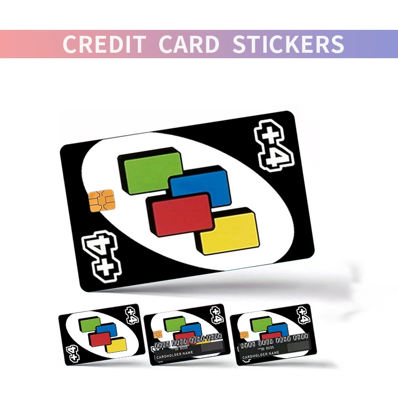 4 комплекта кредитных карт кожи виниловые наклейки для дебетовых карт персонализированные банковские карты против царапин и скольжения