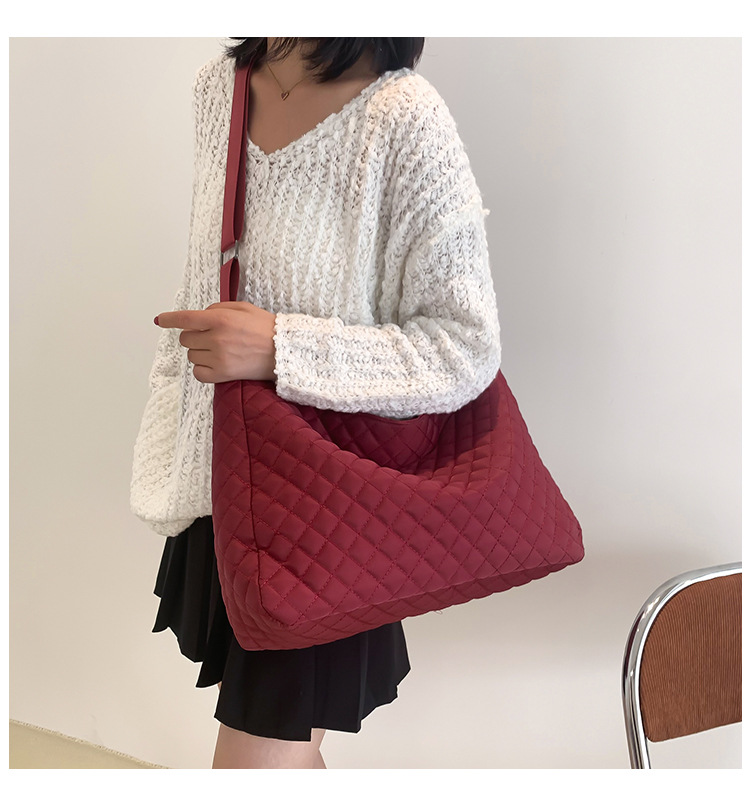 Femmes Grande Automne Hiver Espace Coton Mode Sac À Main display picture 4