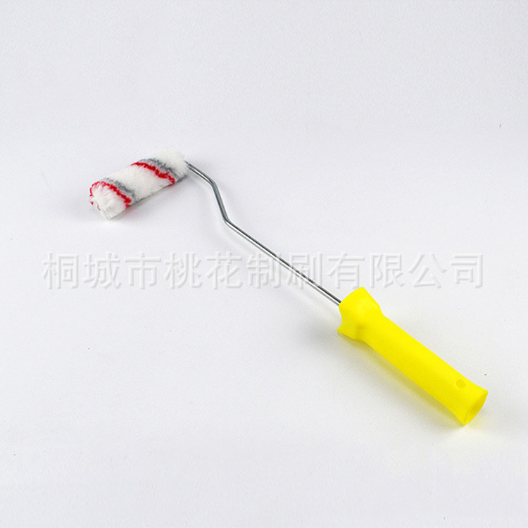 源头厂家批发长柄迷你拇指刷4寸油漆刷滚筒刷乳胶漆涂料刷墙工具