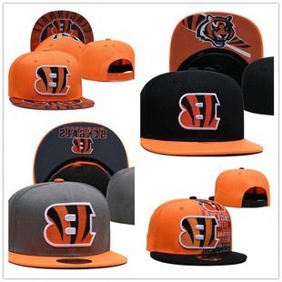 [Cincinnati Bengals] Tigers Cross-Border Trendy Brand Korean Style Embroidered Cap Baseball Cap Flat Brim Hat