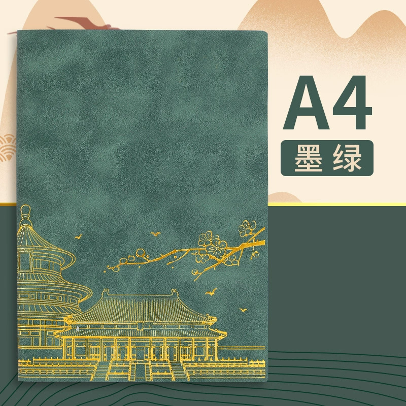 Laptop, retro book, high quality notebook, increased thickness