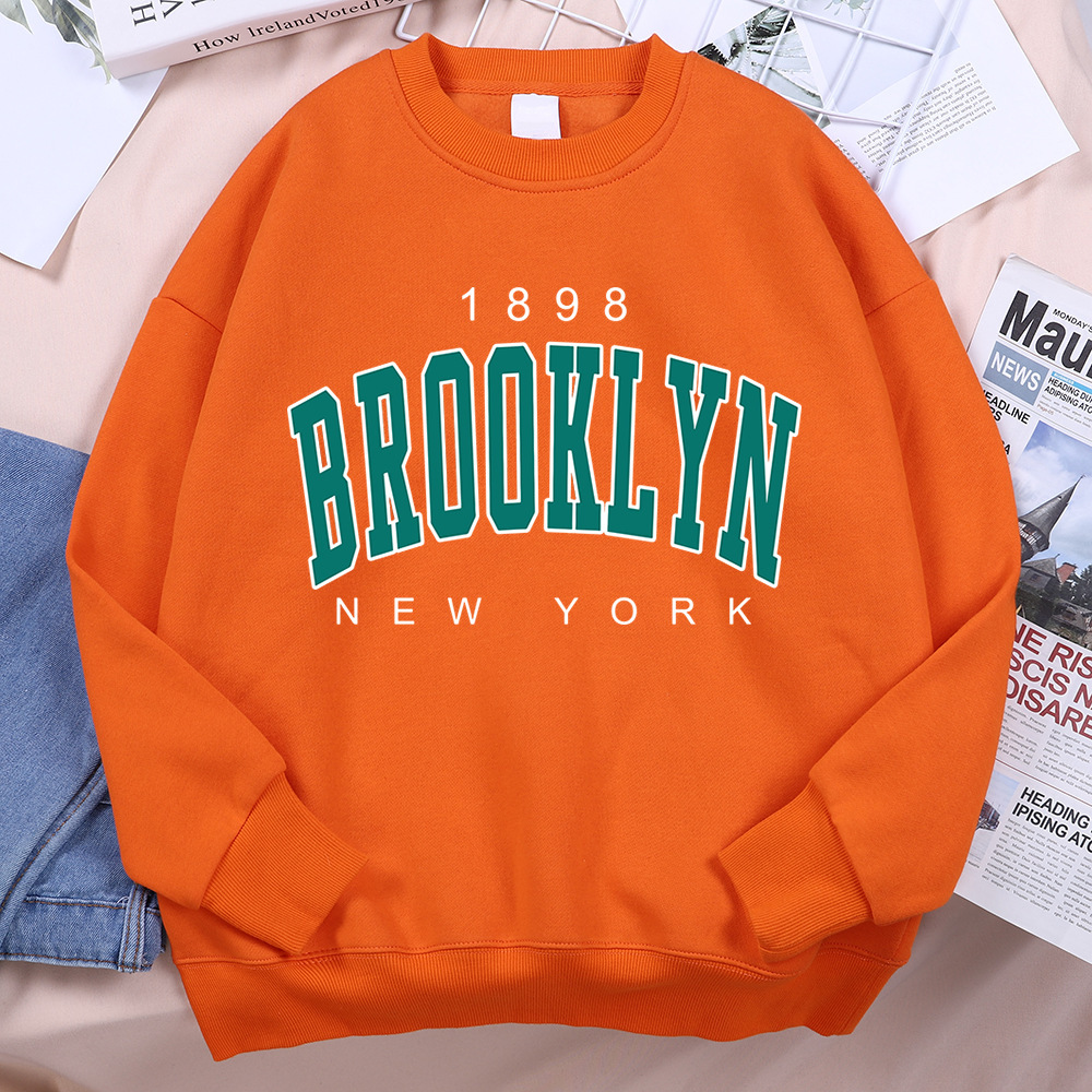 1898 Brooklyn New York Printing Clothes Man Pullover Fleece