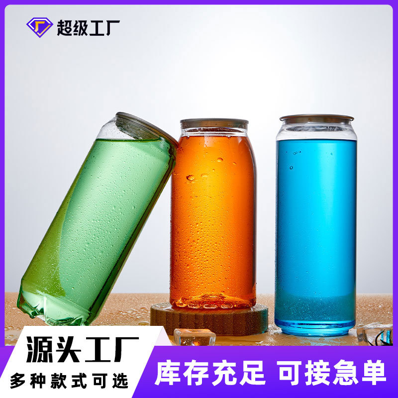 Latas personalizadas desechables de plástico transparente con cubierta de embalaje comercial burbuja de té de agua red roja para llevar latas de plástico
