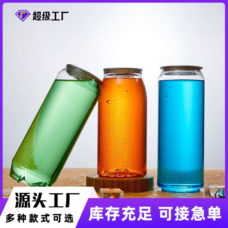 Изготовленная на заказ баночка одноразовая прозрачная пластиковая крышка коммерческая упаковка травяной чай пузырь водная сеть красная пластиковая банка на вынос