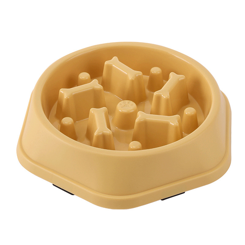 Fábrica al por mayor estilo casero hueso anti-estrangulamiento Slow Food Bowl perro tazón hogar estilo hueso anti-estrangulamiento perro Slow Food Bowl