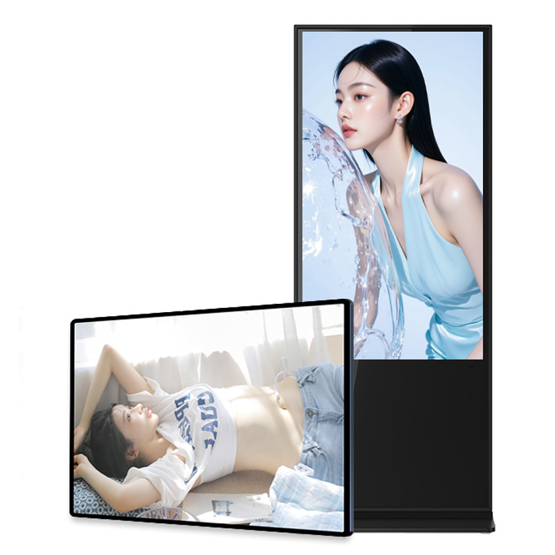 43/55寸立式广告机落地触摸电子宣传屏超薄壁挂广告机吊挂展示屏|undefined