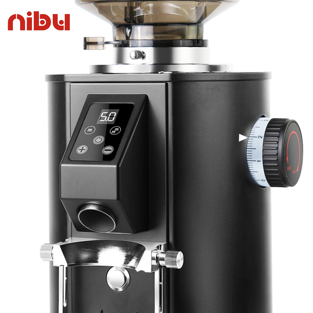 Nibu nuevo molino de granos de café k - 64S molino de granos de café eléctrico cuantitativo comercial molino de ajuste externo