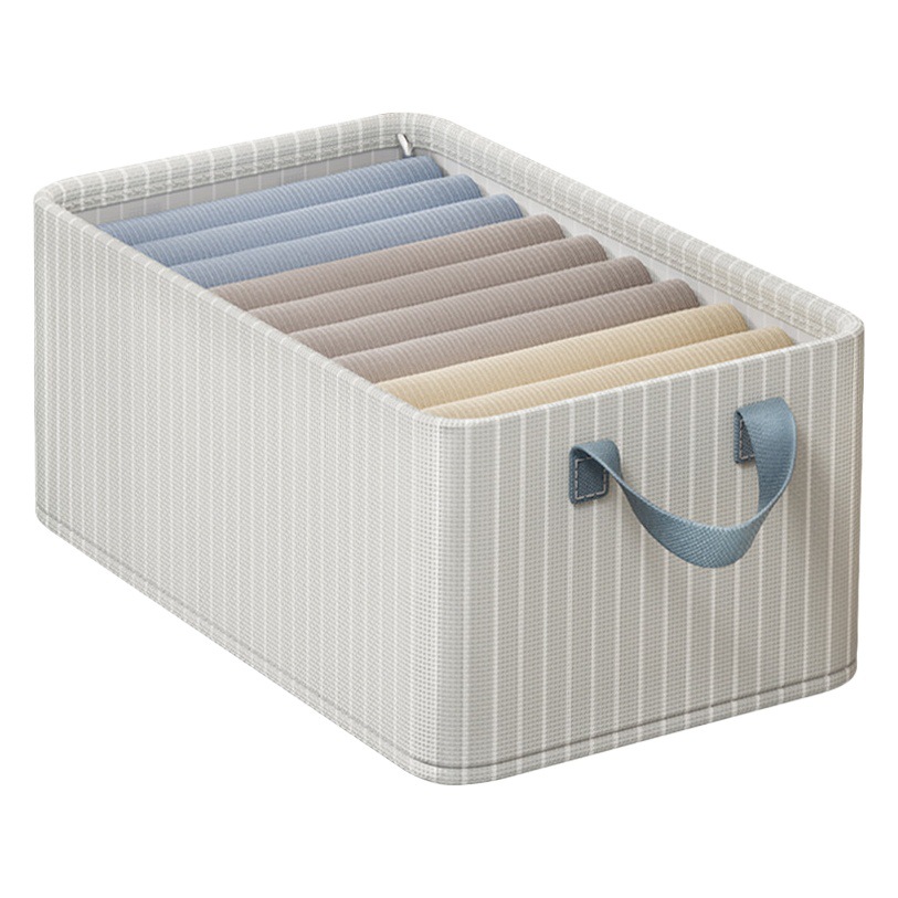 Nueva Oxford caja de almacenamiento de tela pantalones ropa organización caja de almacenamiento casa dormitorio caja de almacenamiento marco de acero cesta de almacenamiento