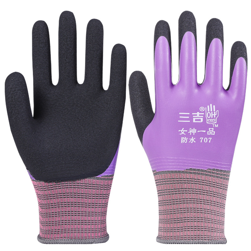 Guantes de protección laboral a prueba de agua de doble capa, grueso y resistente al desgaste, plantación de jardinería, guantes de protección laboral a prueba de pinchazos, pesca y matanza image 22