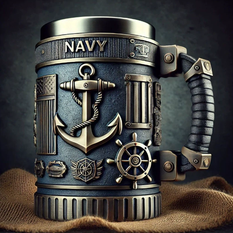 Военный 3D-кружка из смолы, набор для резьбы по дереву?