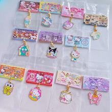 可爱三丽鸥金属拉链扣装饰包包挂件吊坠龙虾扣丑鱼kt猫钥匙扣