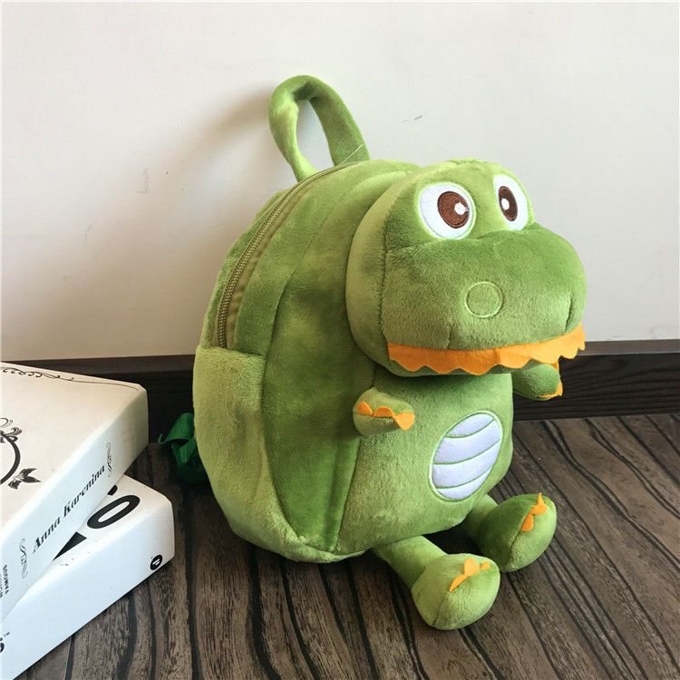 Korean-style children's backpack for kindergarten, lightweight dinosaur cartoon cute plush early education backpack for boys and girls Korean-style children's backpack for kindergarten, lightweight dinosaur cartoon cute plush early education backpack for boys and girls