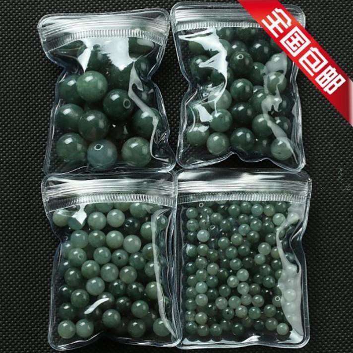 翡翠a商品油青散珠氷種玉玉丸珠diy部品ブレスレットネックレス珠部品4mm-13mm|undefined