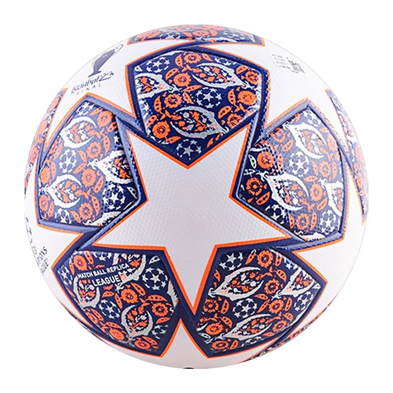 UEFA Champions League Football Hot Adhesion Football Premier League Parada sin fisuras PU4 No. 5 fábrica comercio exterior al por mayor