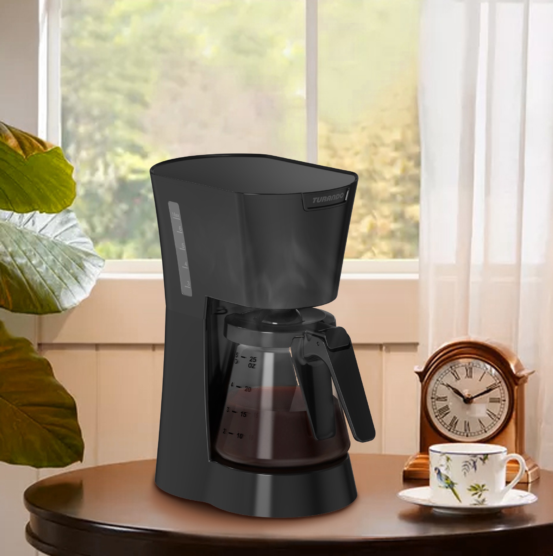 Cross-Border American Coffee Machine Drip/Drip/Drip Filter Milk Tea American Coffee Pot, Tea Brewing Machine Drip