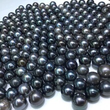 15-17mm大溪地黑珍珠正圆近圆或圆强光微瑕和有天然瑕疵
