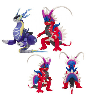 新品koraidon&miraidon plush 故勒顿&密勒顿 宝可梦朱紫毛绒玩具-阿里巴巴