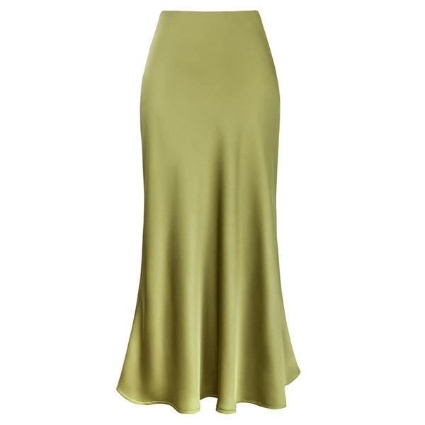 elegant summer silky skirt