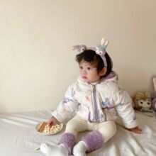【清仓款】女童棉衣冬款加厚儿童韩版棉服小童保暖两面穿女宝宝衣