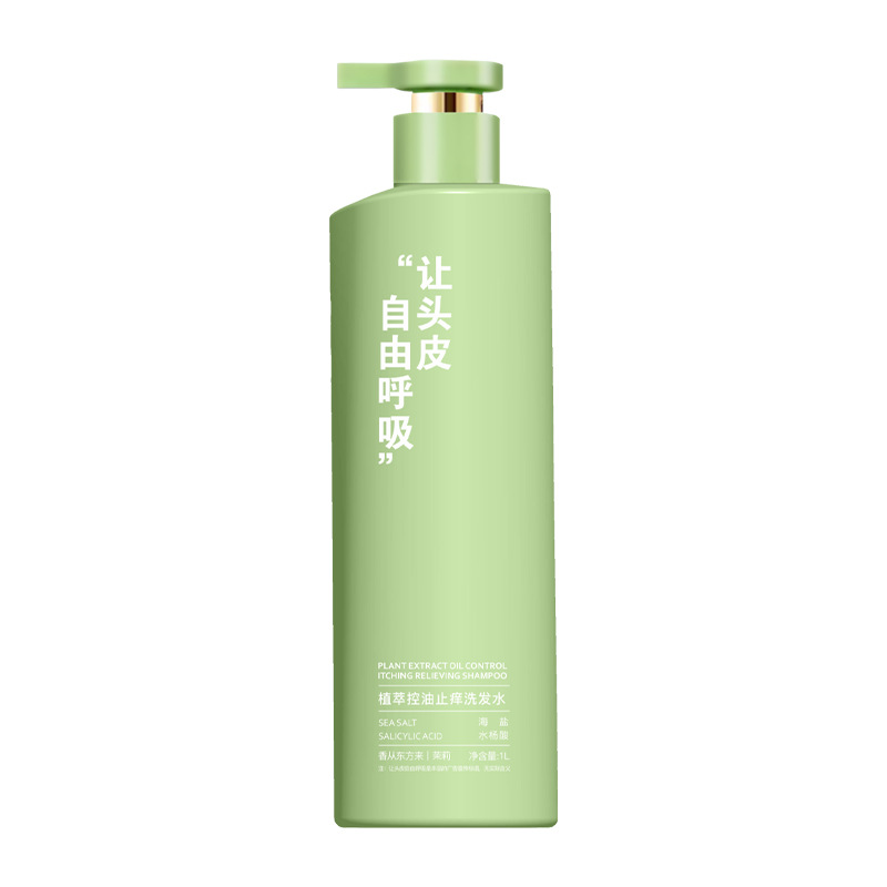 식물추출물 유분조절 가려움증 방지 샴푸 1L/(단품)