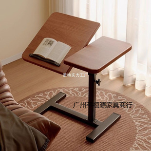 Foldable Bedside Small Table Mobile Lifting Desk Bedroom Home Bed Table Living Room Sofa Side Table Computer Desk