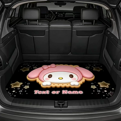 Stock, Avtomobil döşəmə paspasları - 0320-cartoon-trunk-mat-9-flat-effect-not-3d-effect-75100cm-crystal-velvet-dot-plastic-bottom