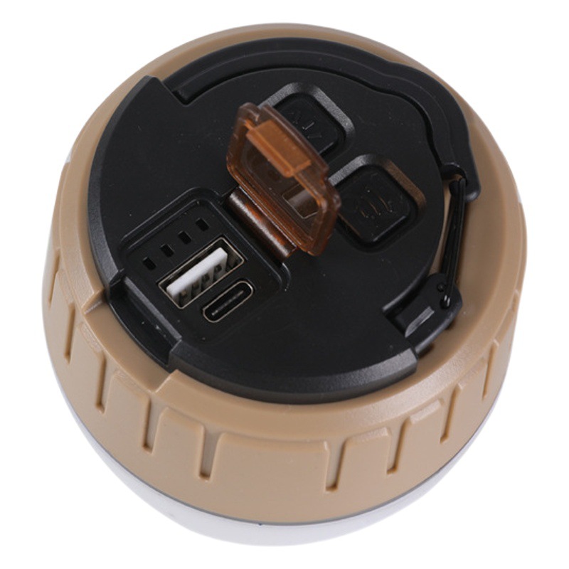 Nueva Luz de camping transfronteriza Luz de camping magnética multifuncional tipo-c Luz de bulbo de mercado nocturno de luz portátil recargable al por mayor