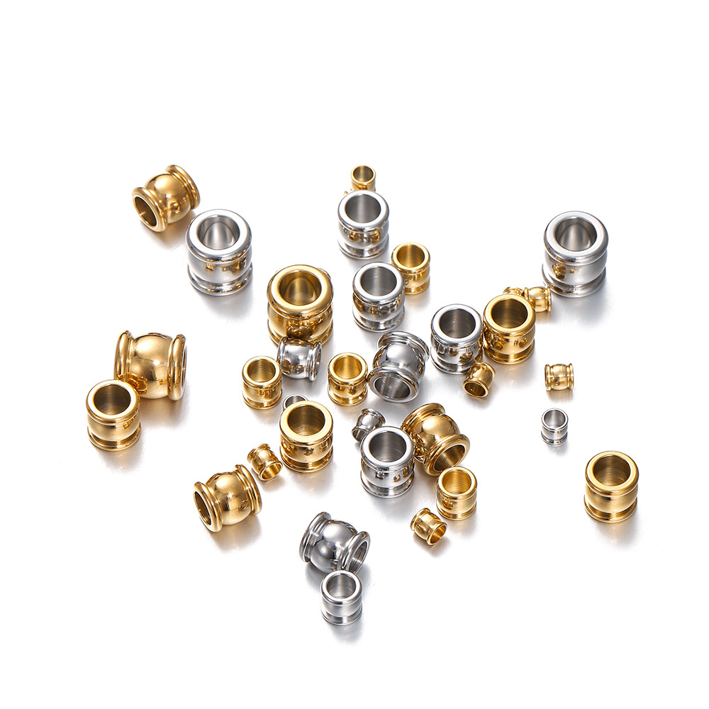3g Weight Beads Jewelry Making Type DIY Jewelry Accessories Classification 10 PCS/Package Quantity 304 Stainless Steel Material Solid Color Pattern Plating Design Simple Style, Classic Style Style 10 PCS/Package 304 Stainless Steel Solid Color DIY Jewelry Accessories Beads 8