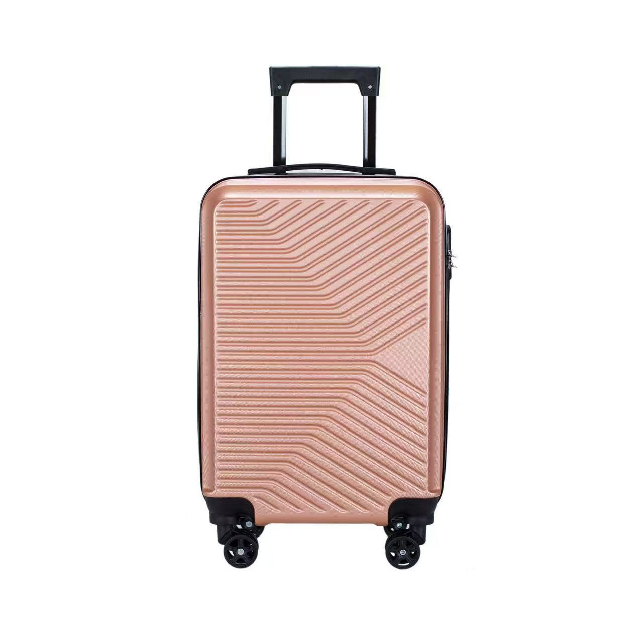 Maleta de viaje simple 20 pulgadas multicolor ruedas universales gran capacidad equipaje de mano