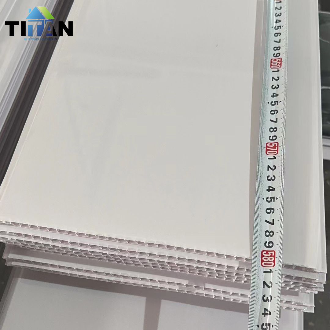 Tela larga 30 ancho PVC refuerzo de plástico proyecto techo de acero plástico decoración de techo material de techo