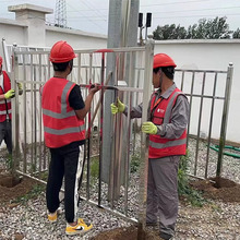 304不锈钢护栏小区别墅围栏花园庭院子防护栏工厂区学校围墙栏杆