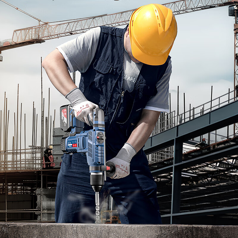 Dongcheng martillo eléctrico 20V tipo de carga sin escobillas de doble propósito picador eléctrico de hormigón multifuncional dos eléctricos y una carga DCZC02-28H2