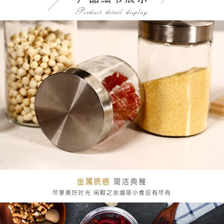 Tanque de vidrio sellado con tapa gruesa de gran capacidad Tarro de comida de cocina doméstica Tarro de kimchi Tarro de almacenamiento doméstico de cocina