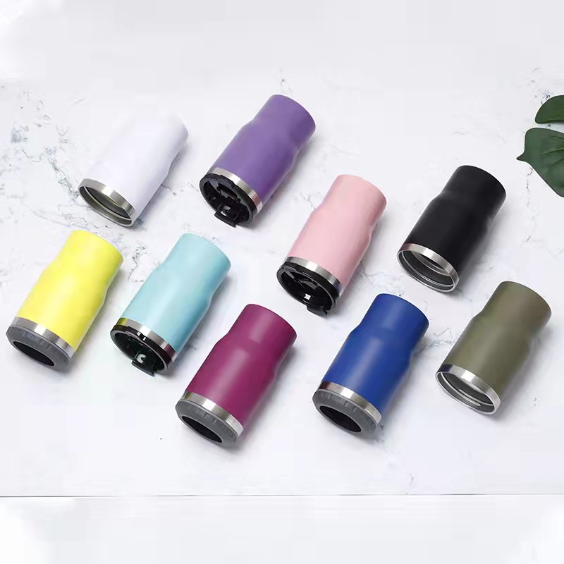 14o doble cubierta de acero inoxidable doble vacío hielo taza de agua de cerveza bebida refrigerante refrigerante taza de aislamiento térmico para automóviles