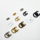 [Factory Direct] trend DIY small fresh metal bag buckle clothing hair accessories mobile phone case c double zinc alloy