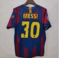 0506 Barcelona's home ground prints No. 30 MESSI+Champions League badge