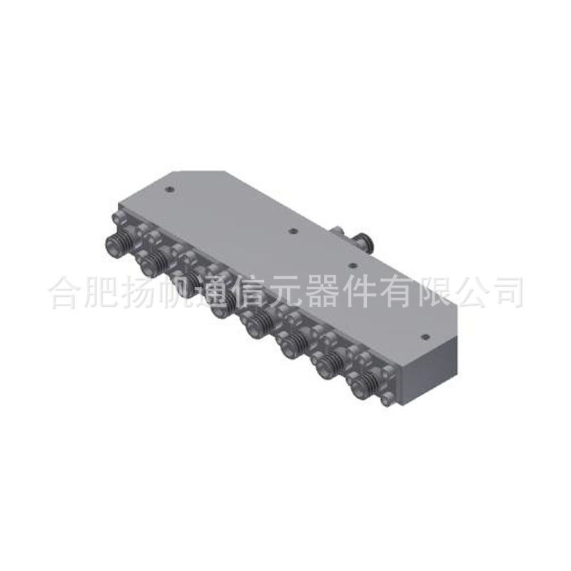 18-26.5GHz 20W 低插损 8路射频同轴功分器 SMA母型接口