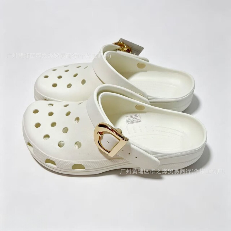 New Style Celebrity Clogs with Colorful Buckle Straps, Ready-To-Ship Slippers for Home Use, Durable and Versatile, Casual Wholesale