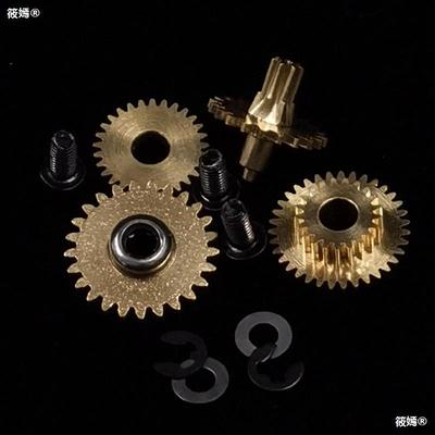 Mute brass gear Yunsheng 30 Hand shake The music box Music box Movement Plastic replace repair parts Punch