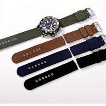 工厂现货批发尼龙帆布表带户外运动舒适柔软手表带16 18 20 22 24