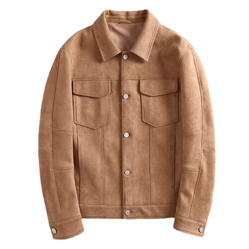 Mink Fleece Jacket for Men - Winter Trend Brand Fashion Collar Jacket - Loose Casual Top for Men