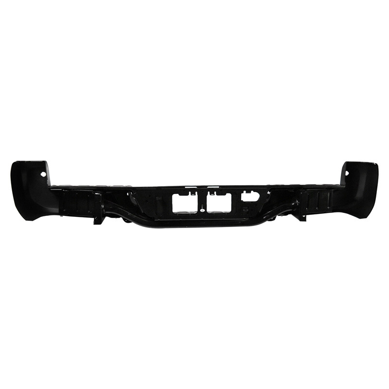 Compatible con los modelos Toyota Tacoma 16-20, parachoques trasero negro original con ensamblaje de orificio para radar.