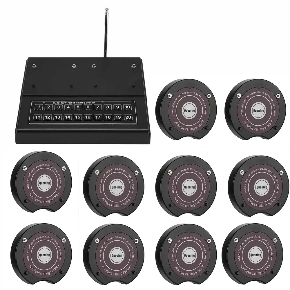 SU-668TS取餐器呼叫器震动圆盘取餐叫号机取餐排队外贸专供系统