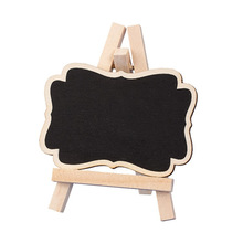 支架小黑板创意木质工艺品迷你多肉价格牌家居派对装饰摆件留言板